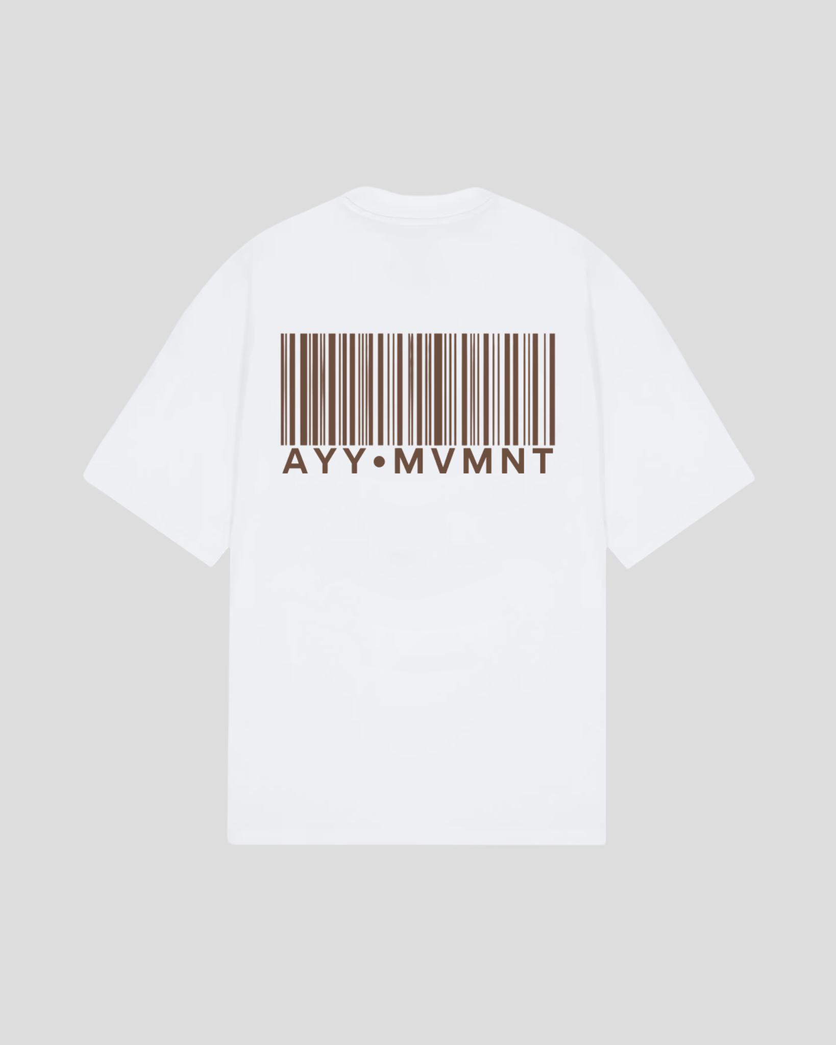 White T-Shirt Brown MVMNT