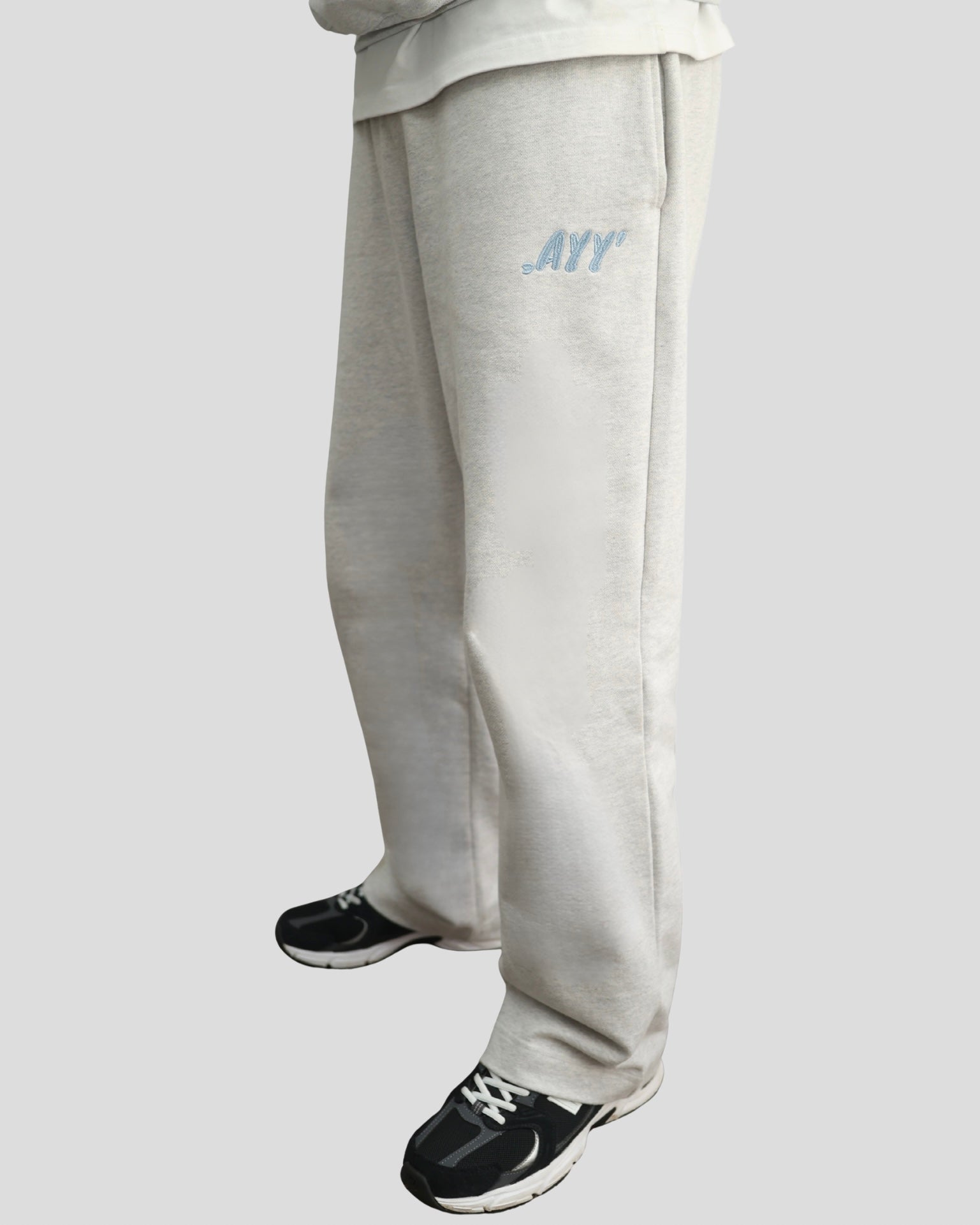 Grey Jogger Blue