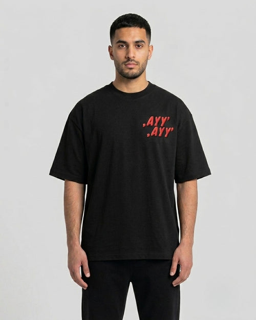 Black T-Shirt Red