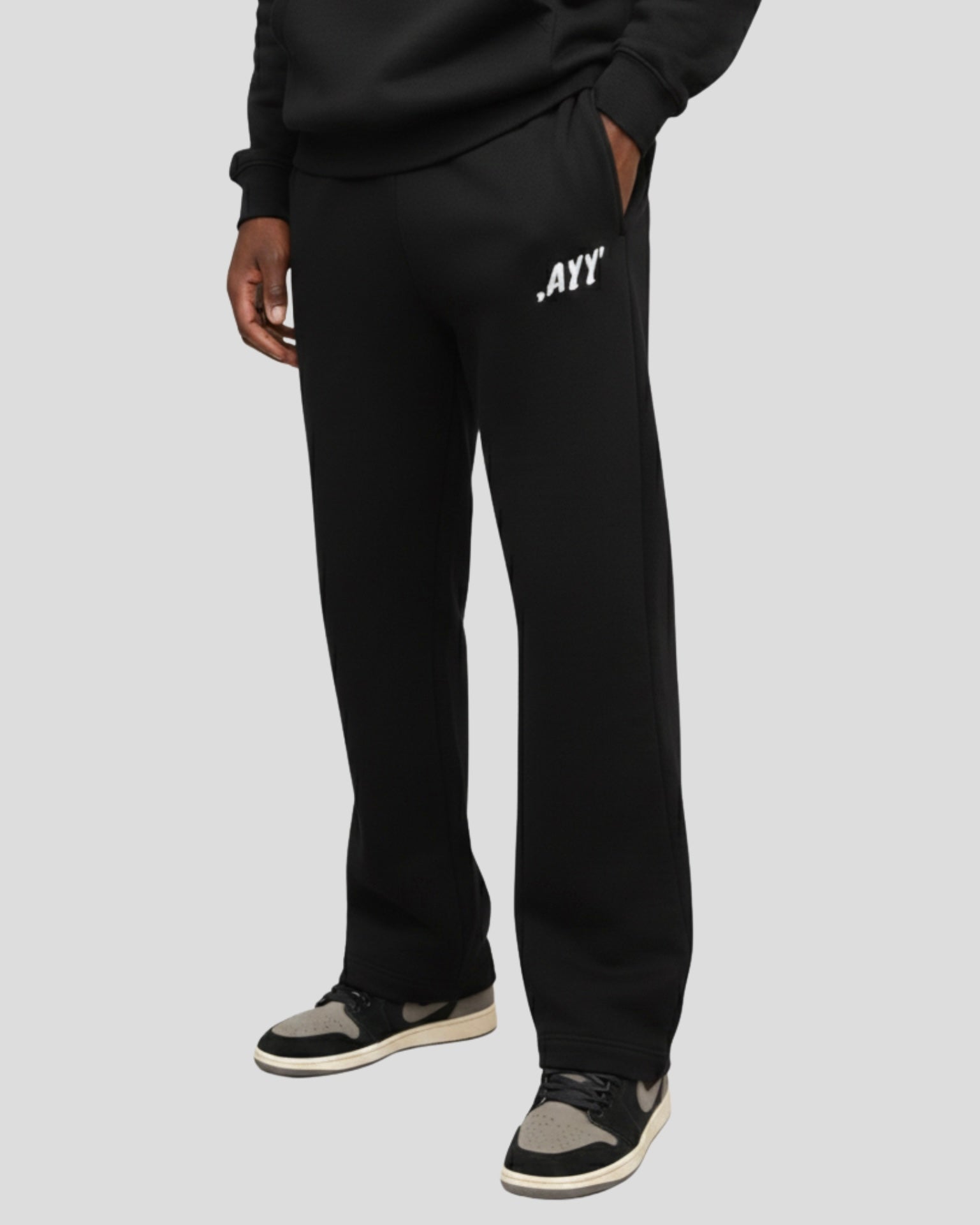 Black Jogger Grey