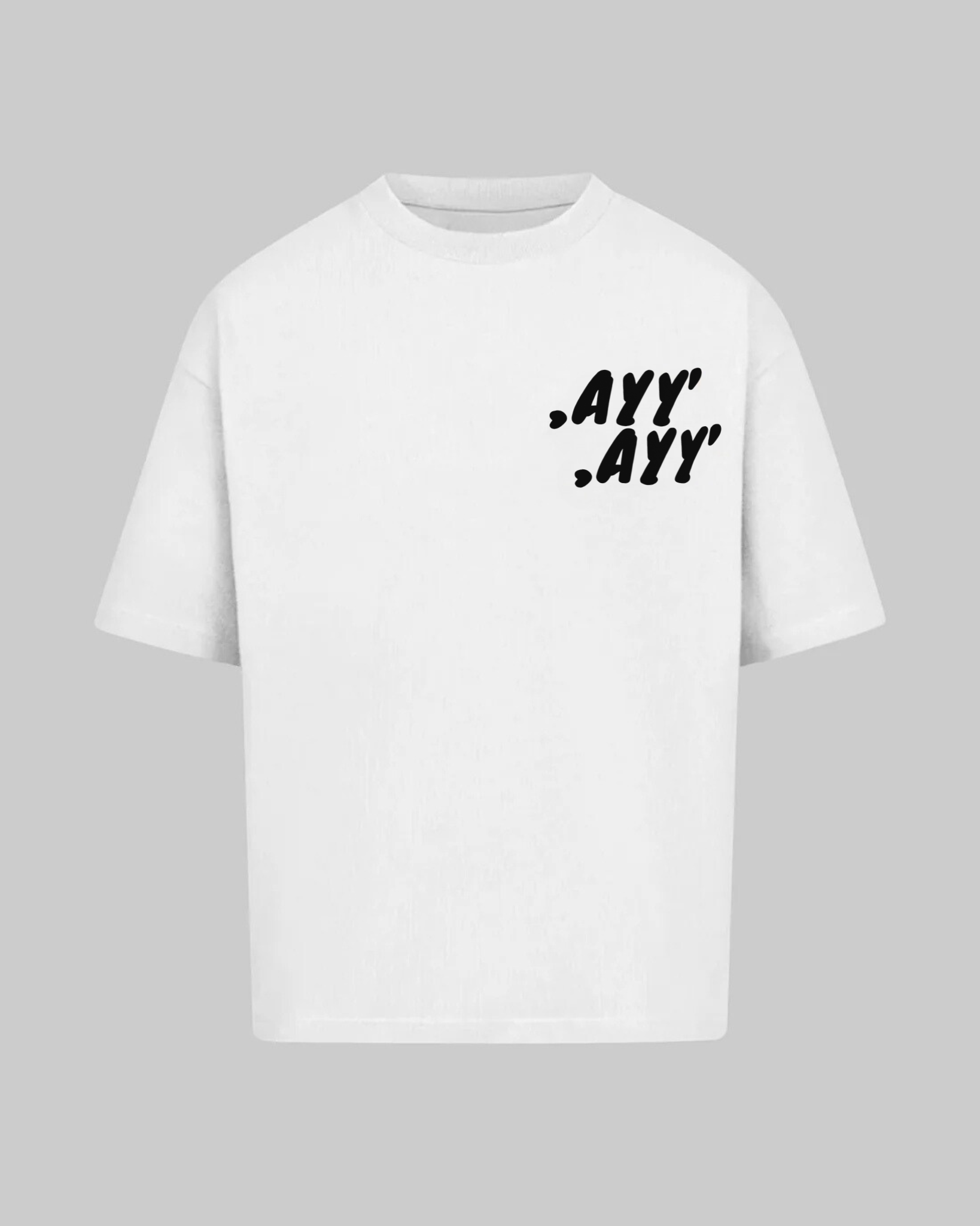 White T-Shirt Black