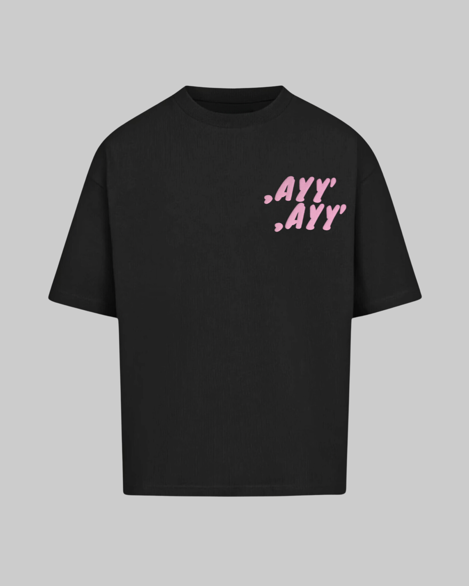 Black T-Shirt Pink