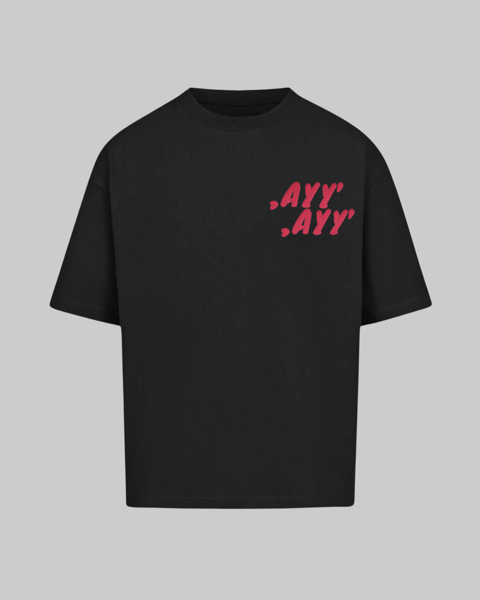 Black T-Shirt Red MVMNT