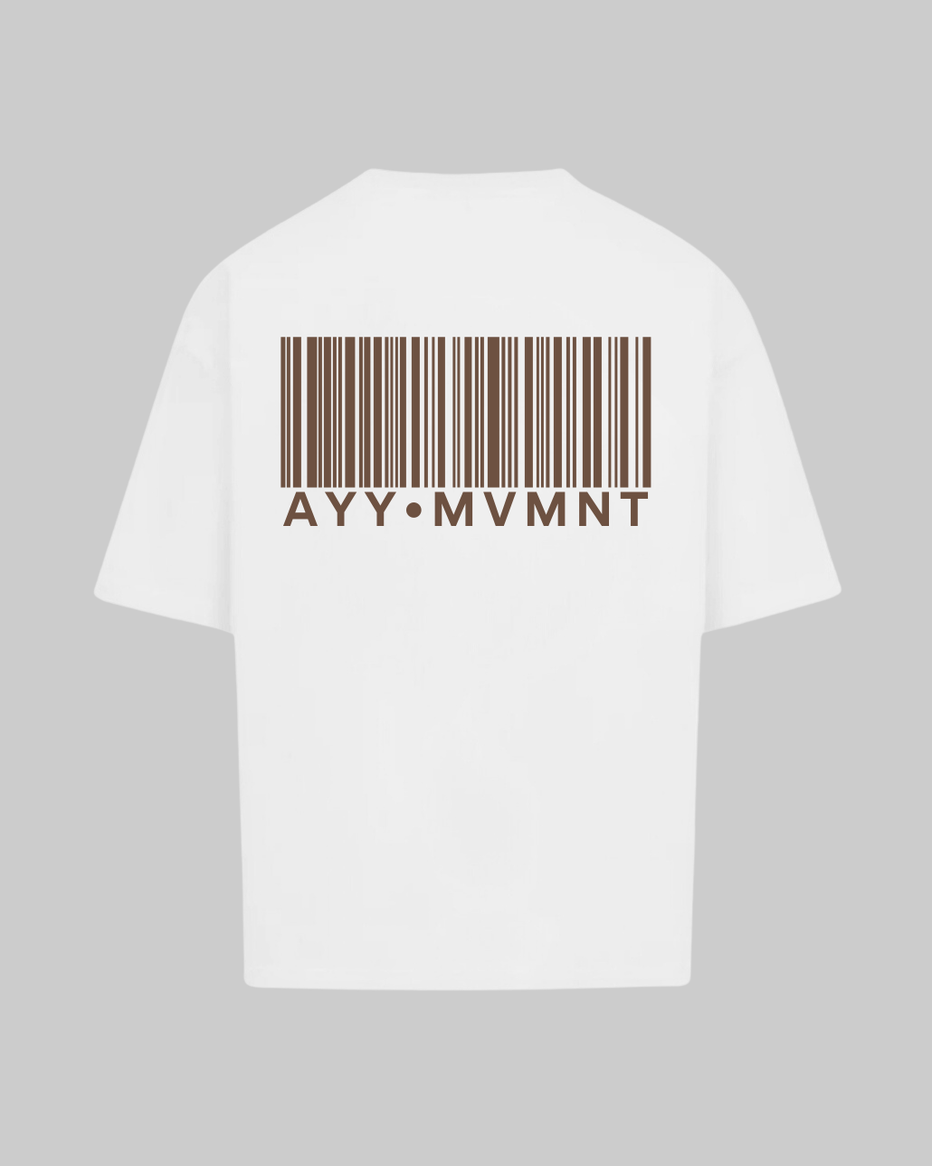 White T-Shirt Brown MVMNT
