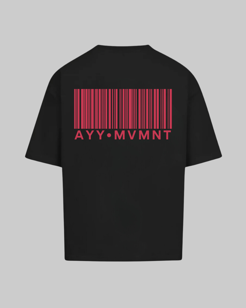 Black T-Shirt Red MVMNT