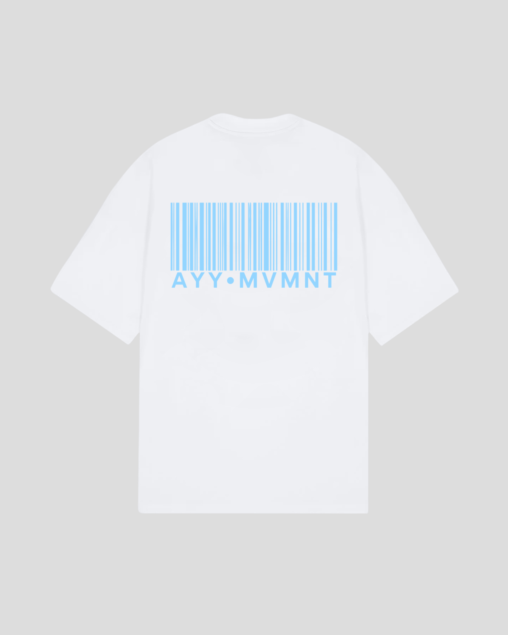 White T-Shirt Blue MVMNT