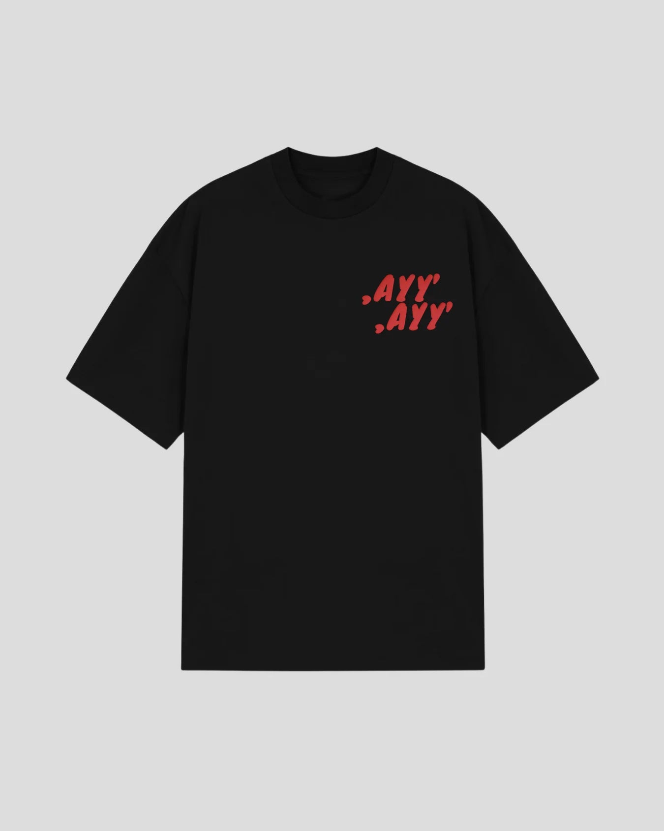 Black T-Shirt Red MVMNT