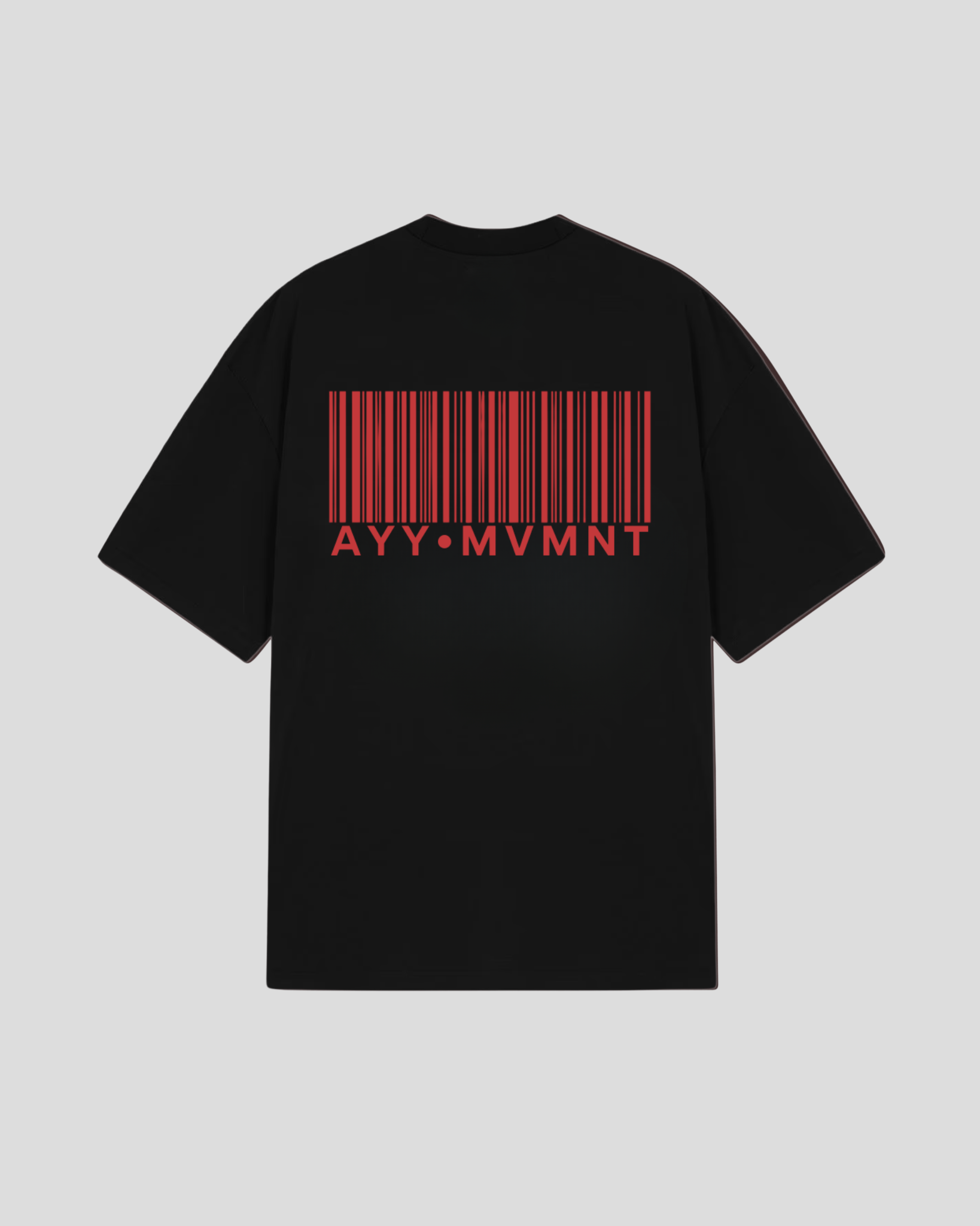 Black T-Shirt Red MVMNT