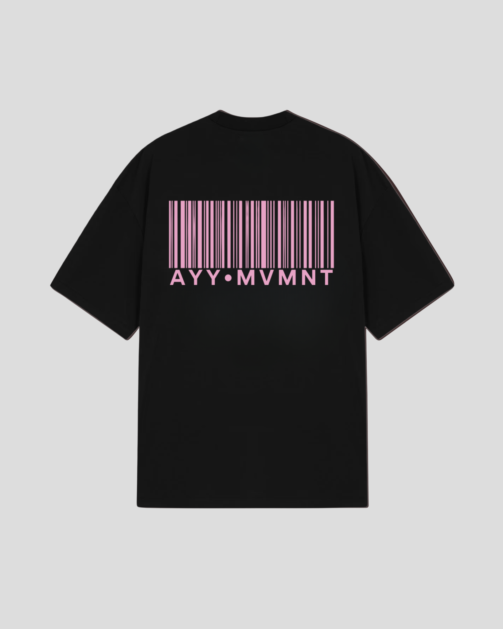 Black T-Shirt Pink MVMNT