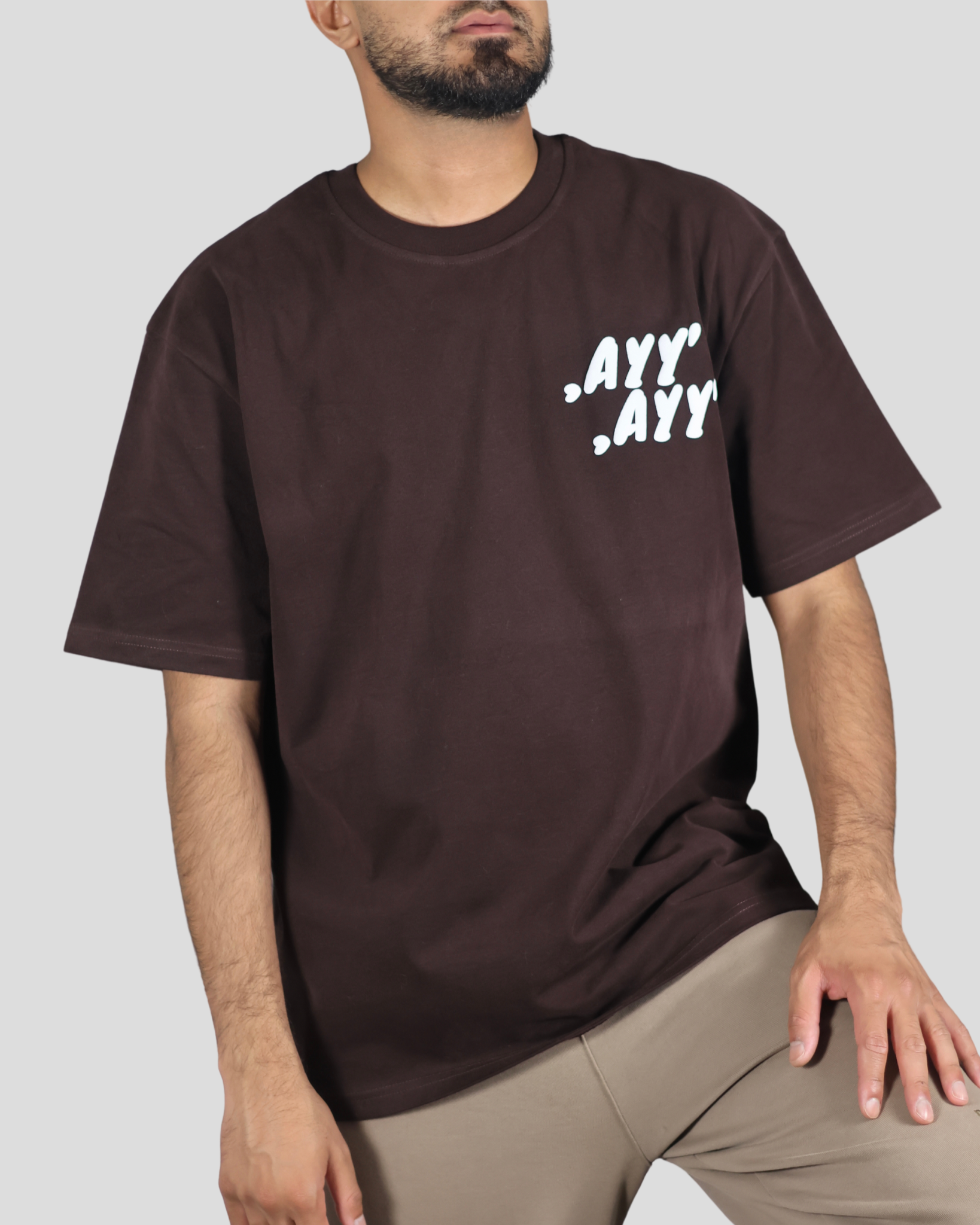 Choclate T-Shirt White
