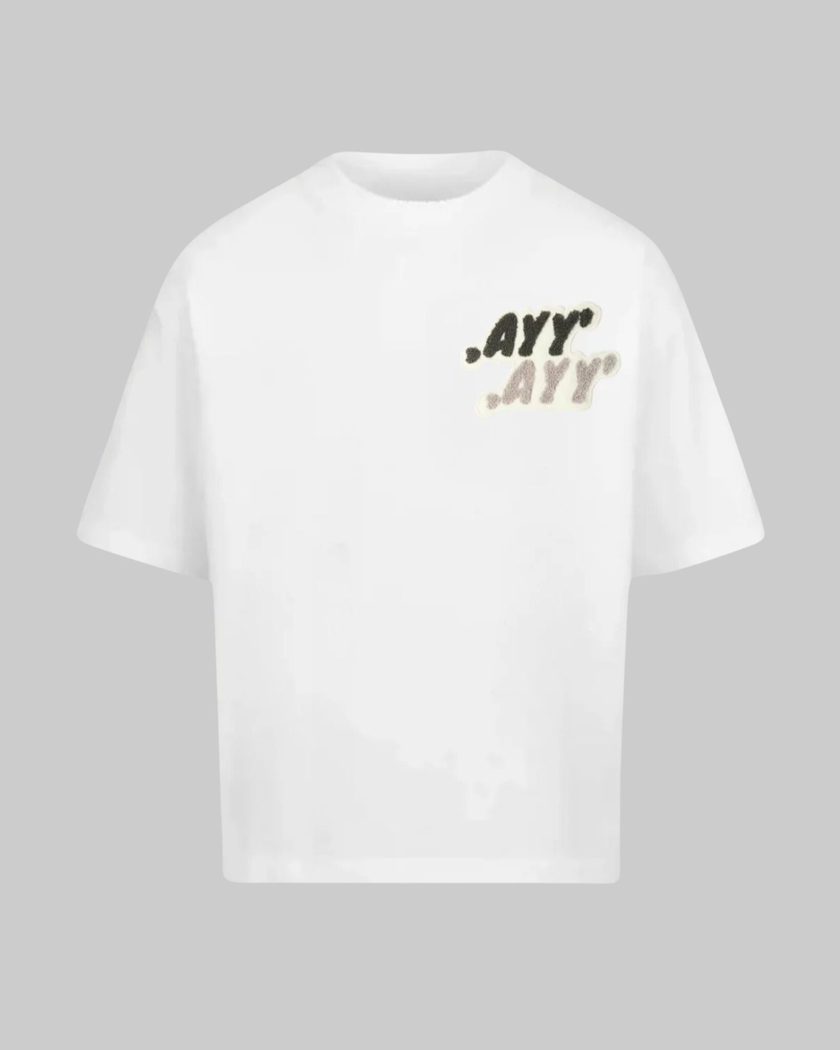 Oversized White T-Shirt Khaki