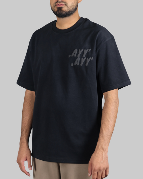 Black T-Shirt Grey