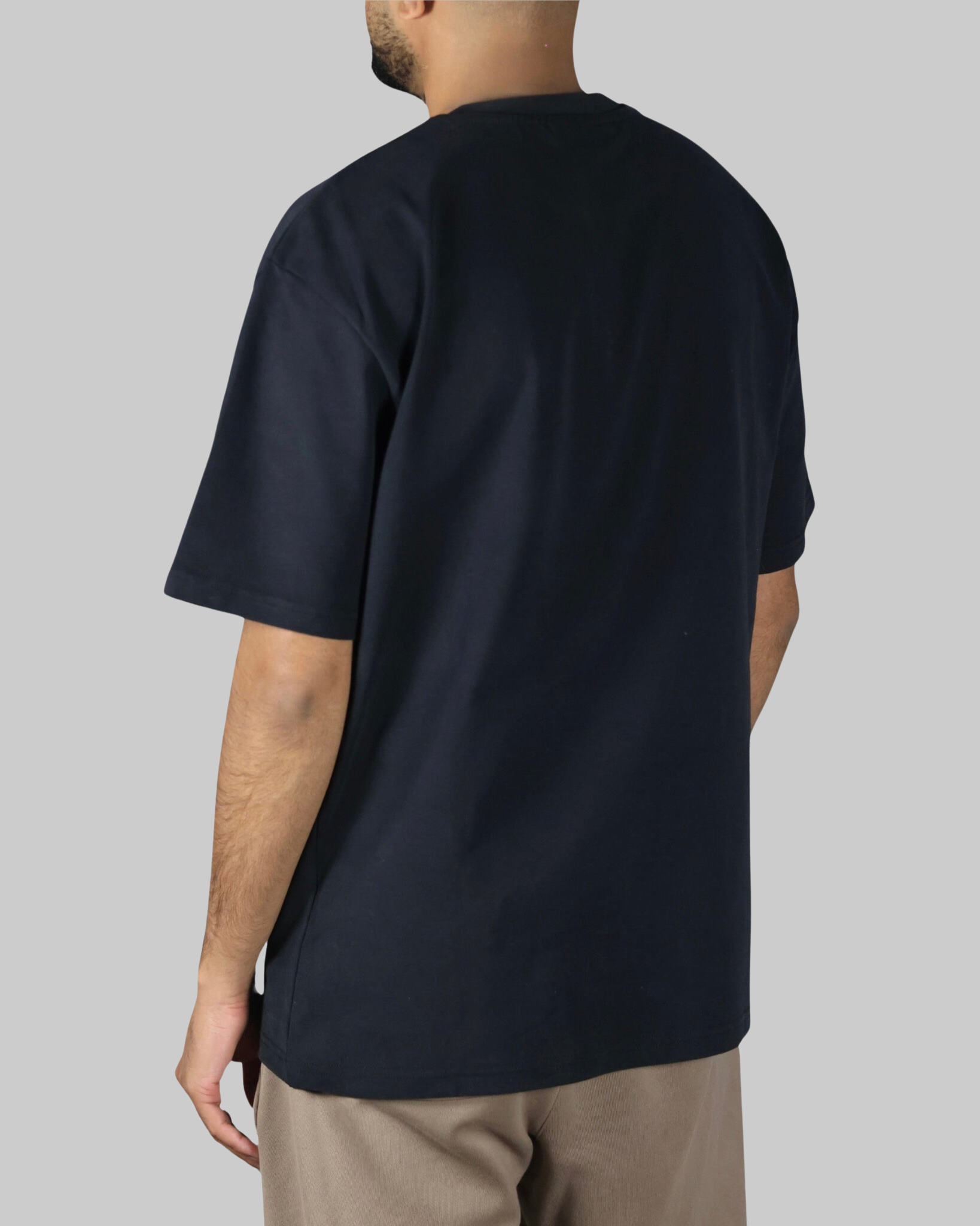 Black T-Shirt Grey
