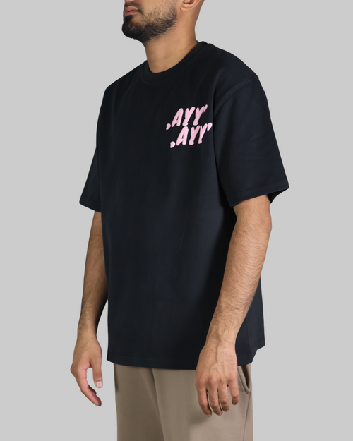 Black T-Shirt Pink
