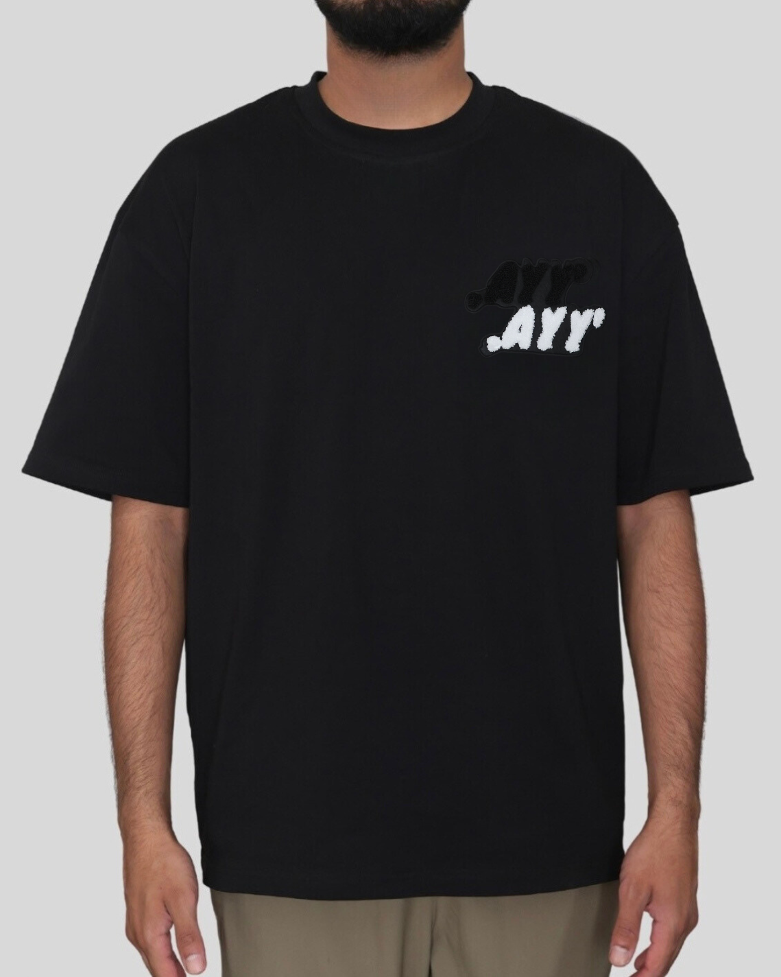 Oversized Black T-Shirt Black