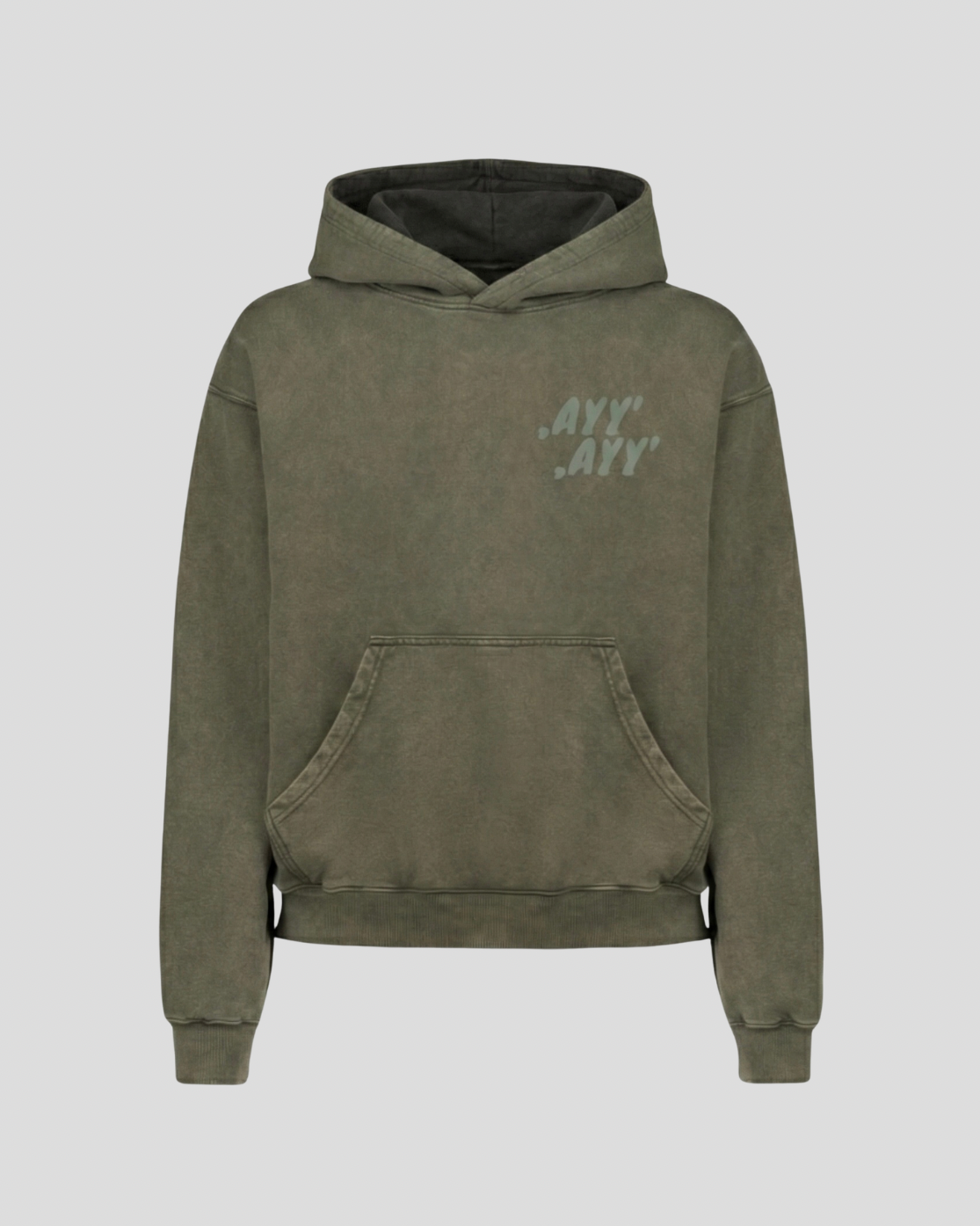 Khaki Hoodie Green