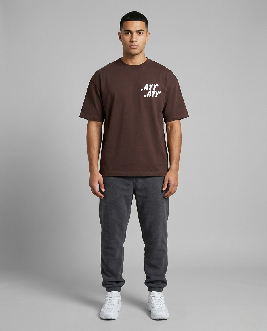 Choclate T-Shirt White
