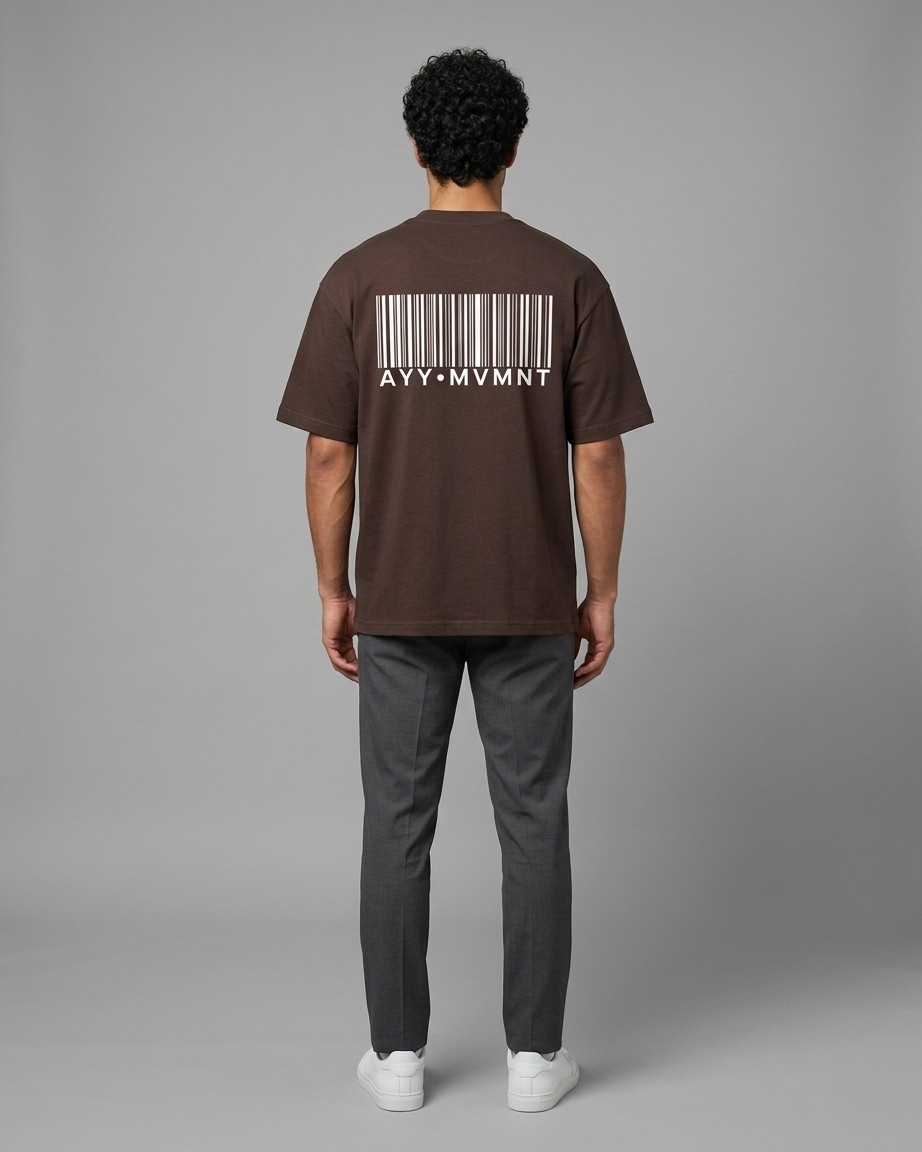 Choclate T-Shirt White MVMNT
