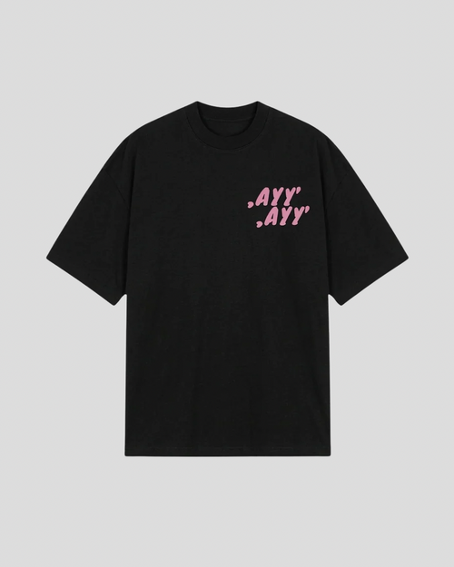 Black T-Shirt Pink