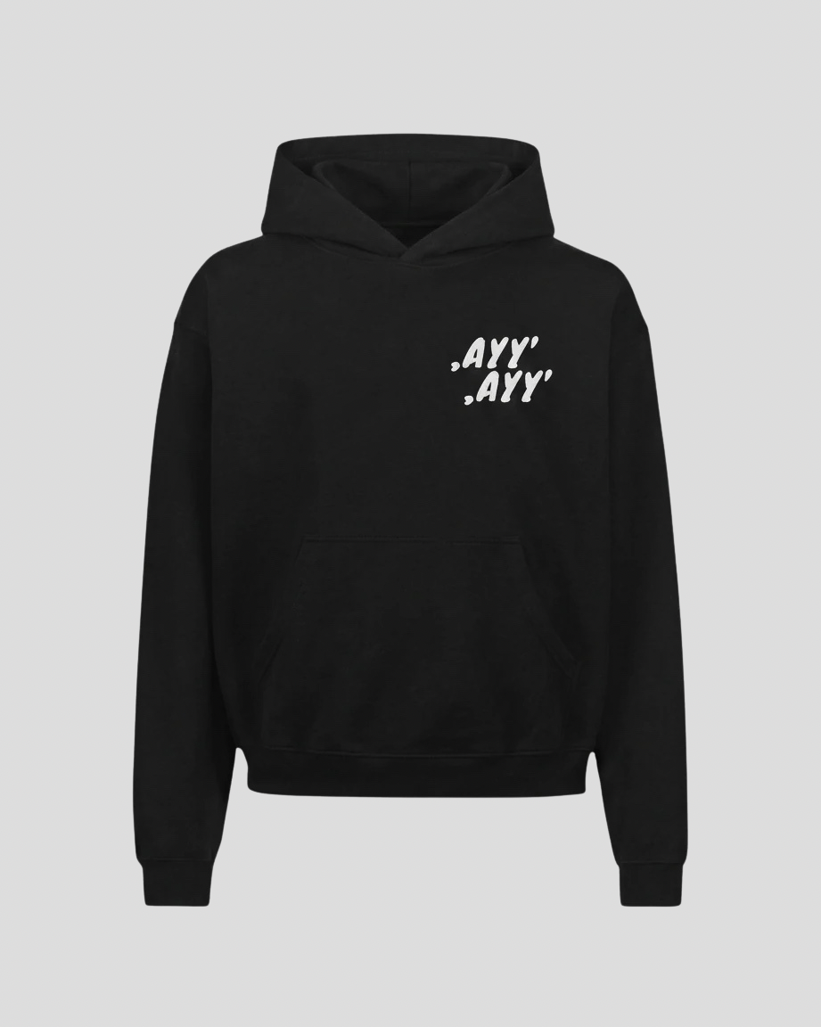 Black Hoodie Grey