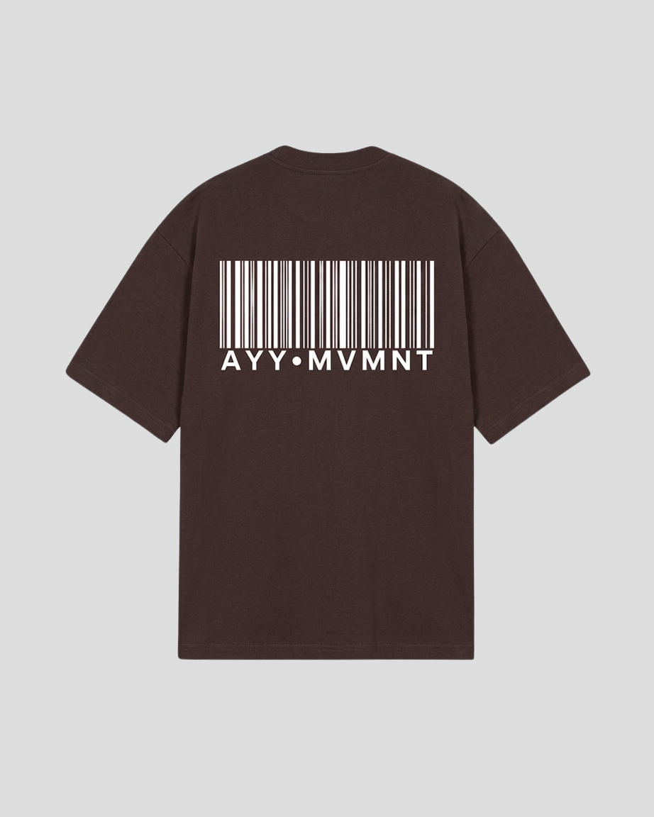 Choclate T-Shirt White MVMNT