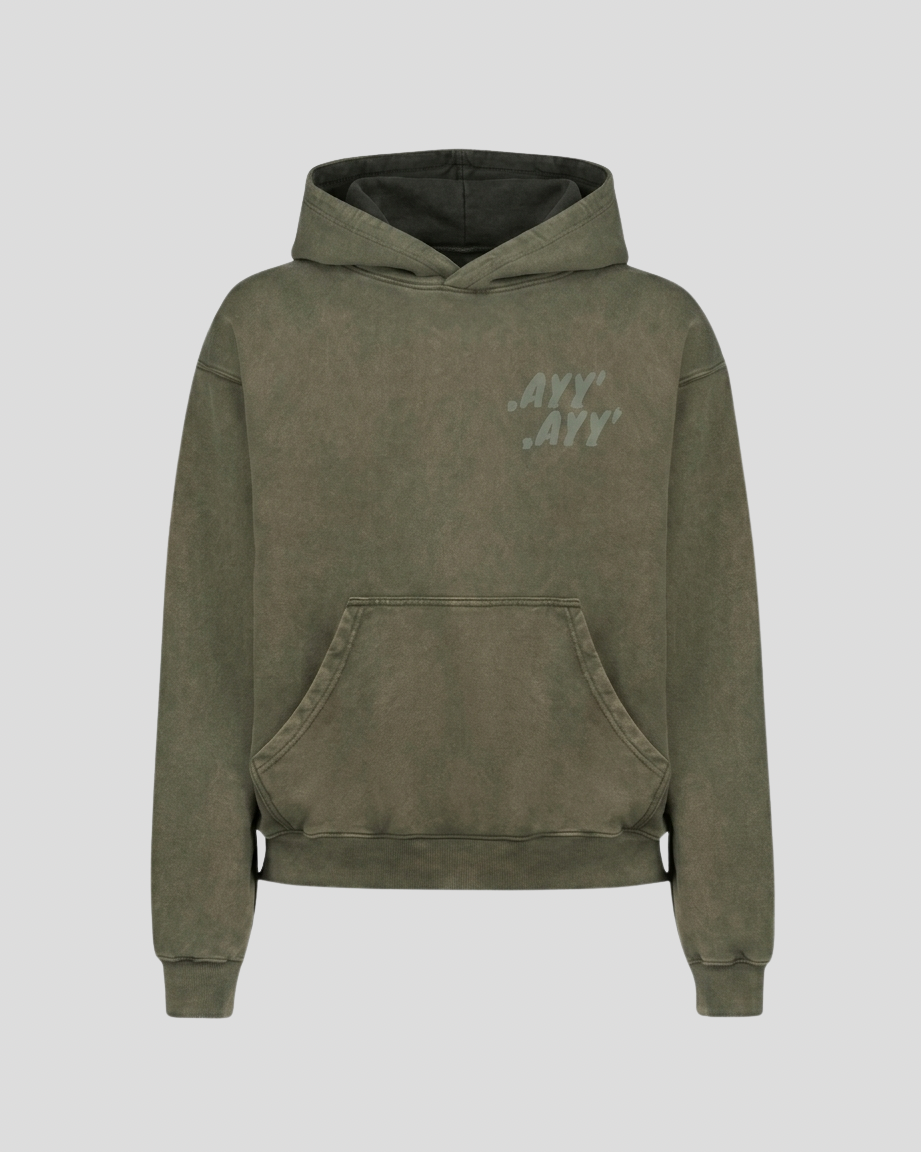 Khaki Hoodie Green