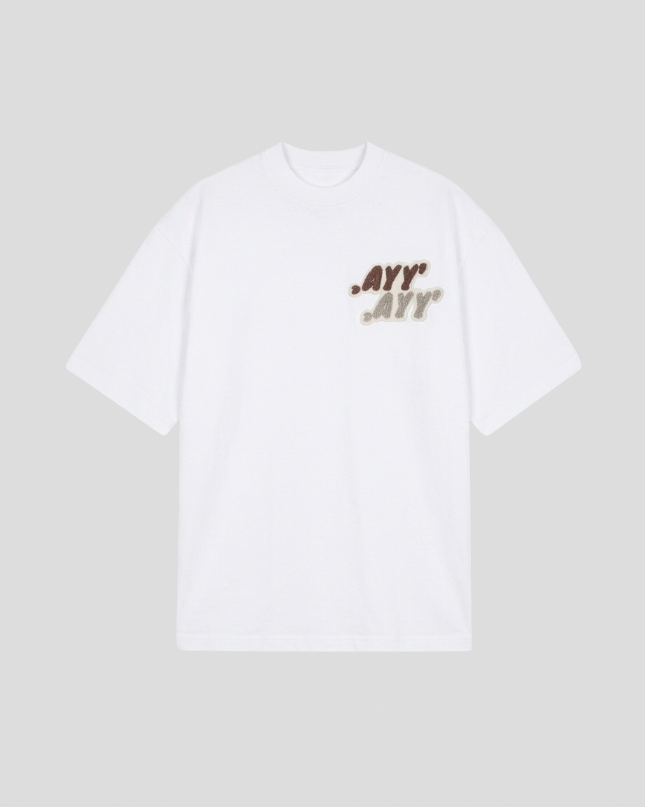 Oversized White T-Shirt Sand