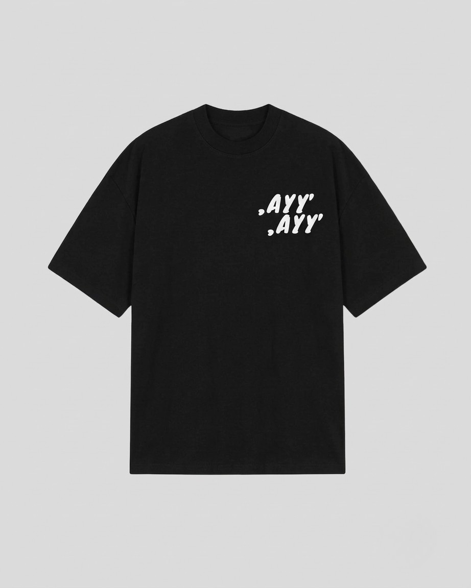 Black T-Shirt White