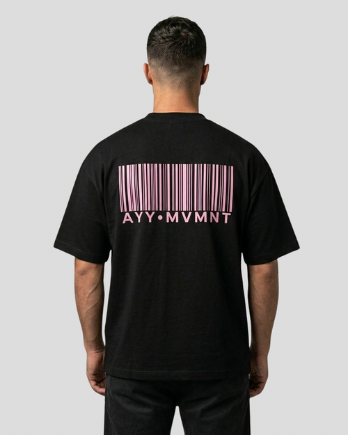 Black T-Shirt Pink MVMNT