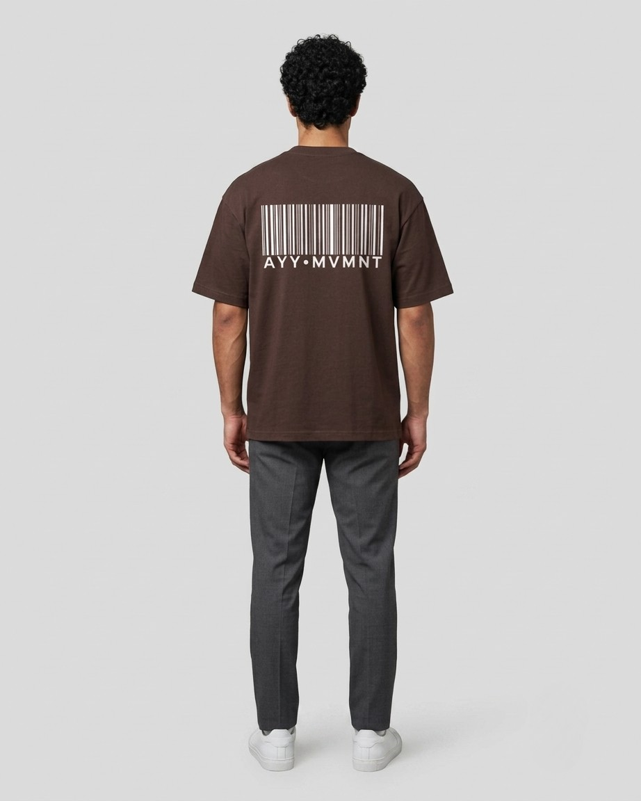 Choclate T-Shirt White MVMNT