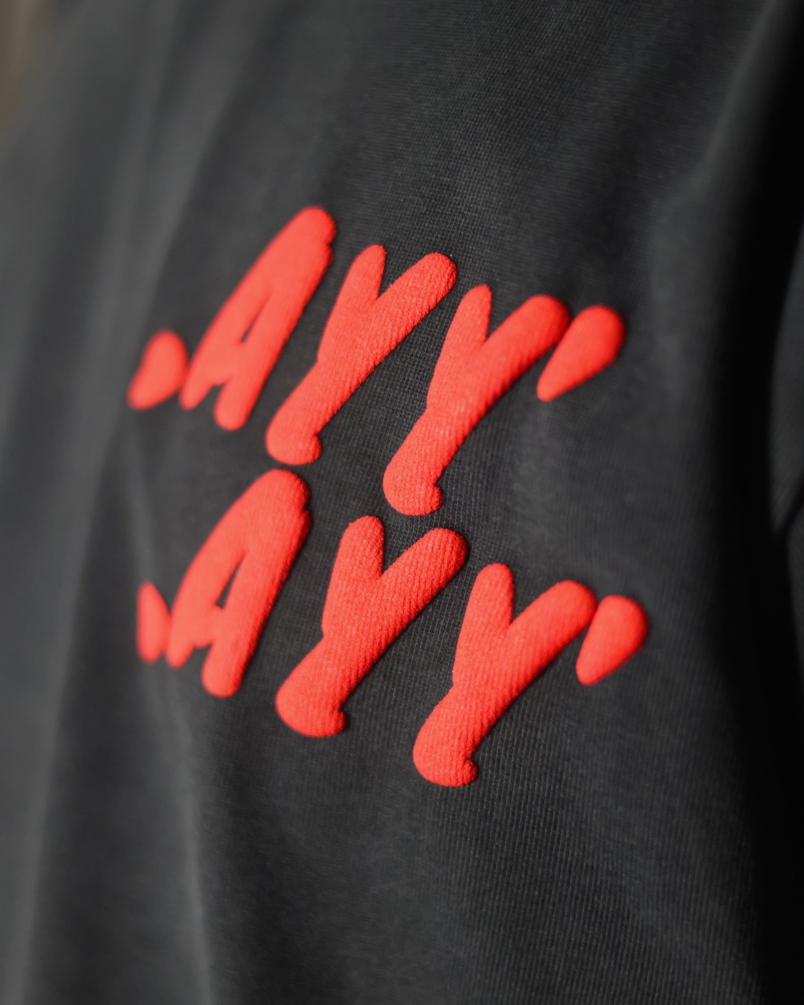 Black T-Shirt Red MVMNT
